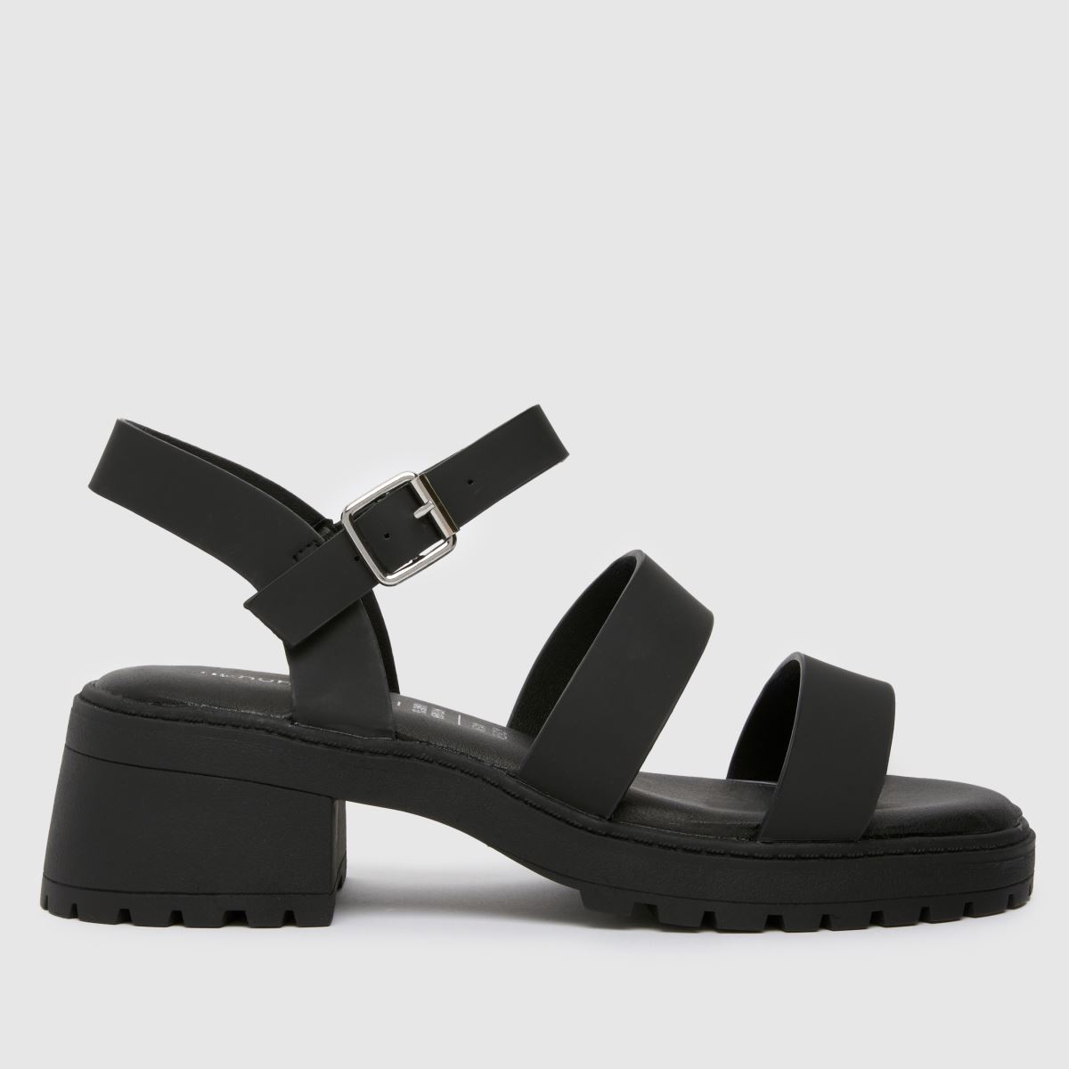 Schuh fekete, taffy sarkú lányos ifjúsági szandál