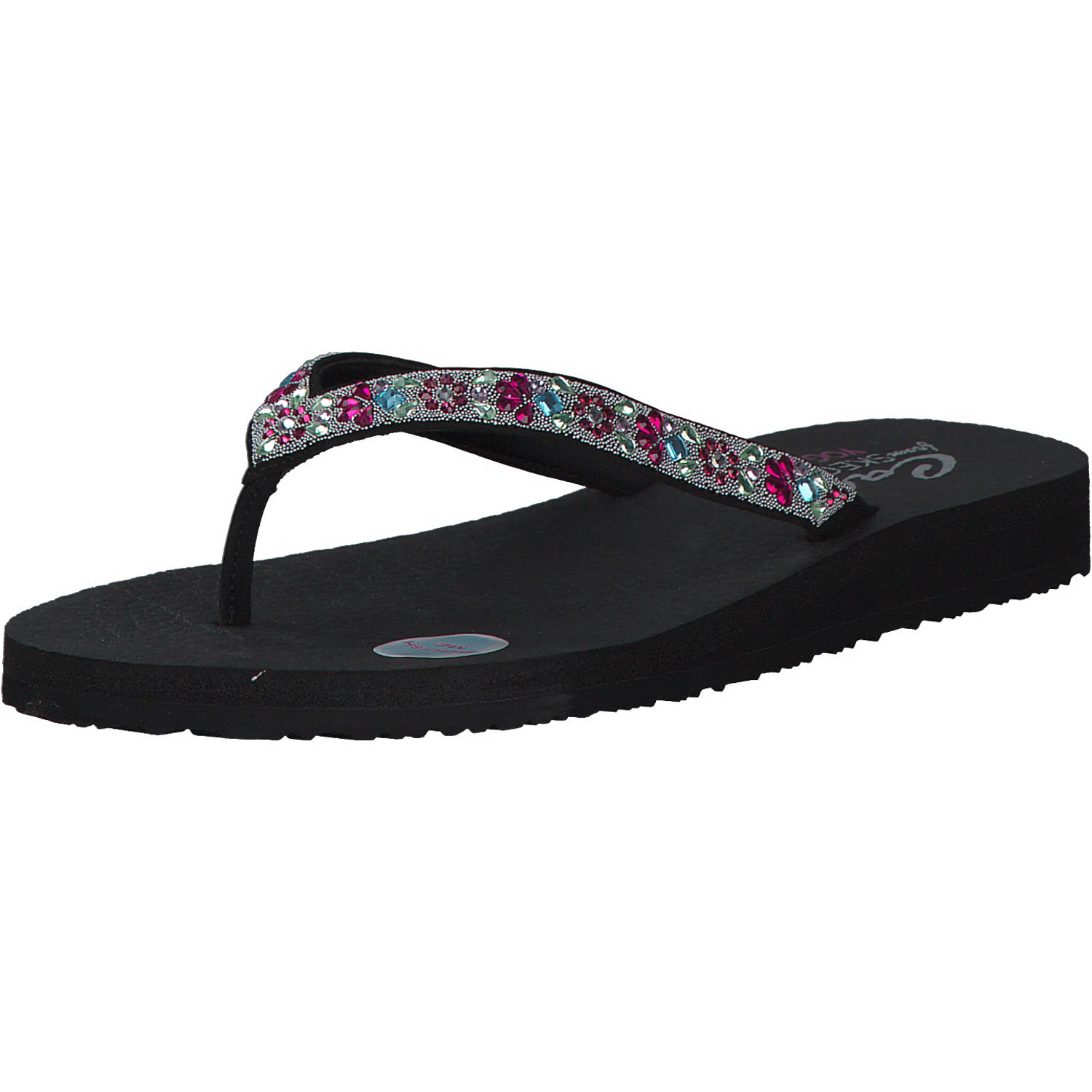 Skechers 119283, Zehentrenner, Damen, Schwarz