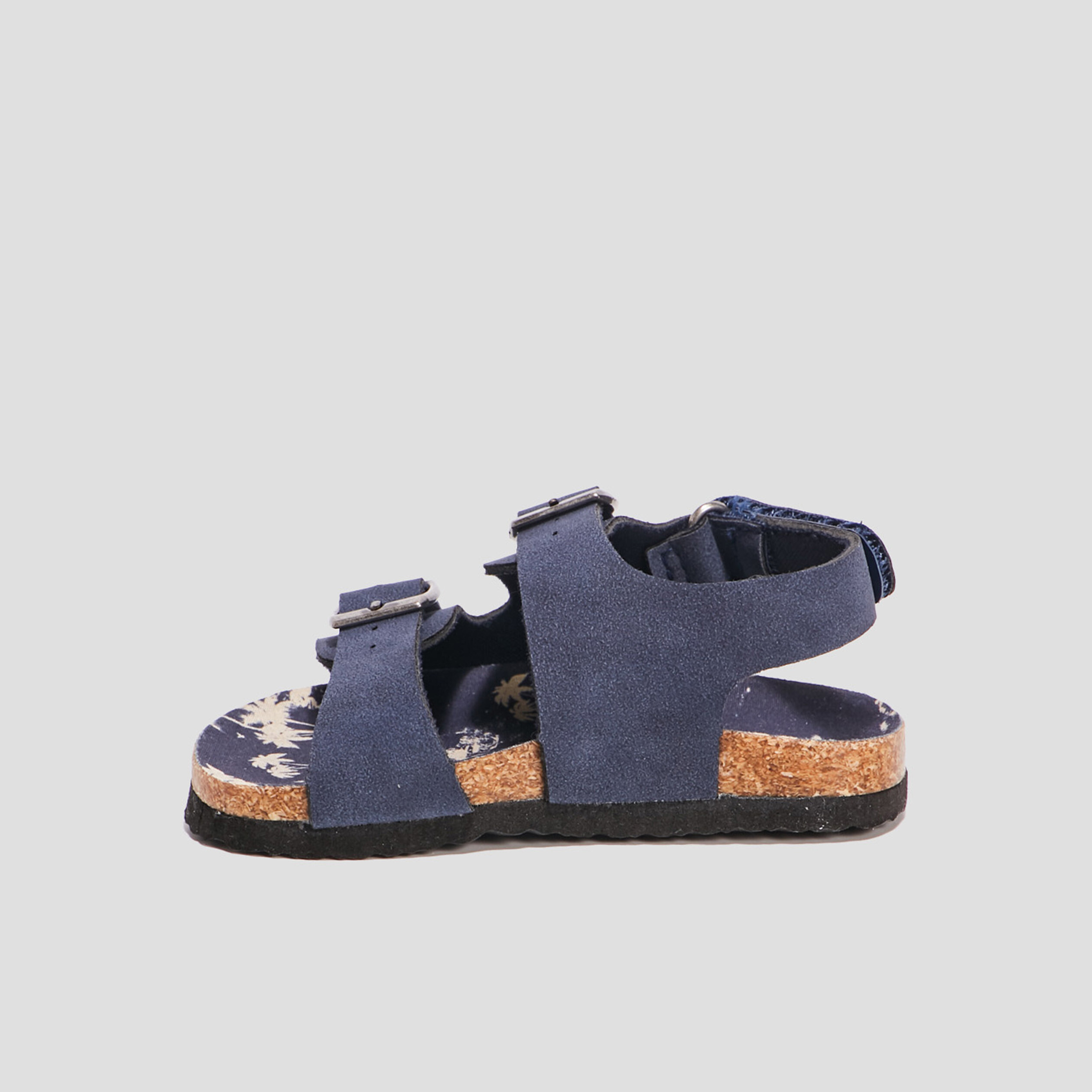 Sandales à scratchs bleu marine bébé garçon | La Halle