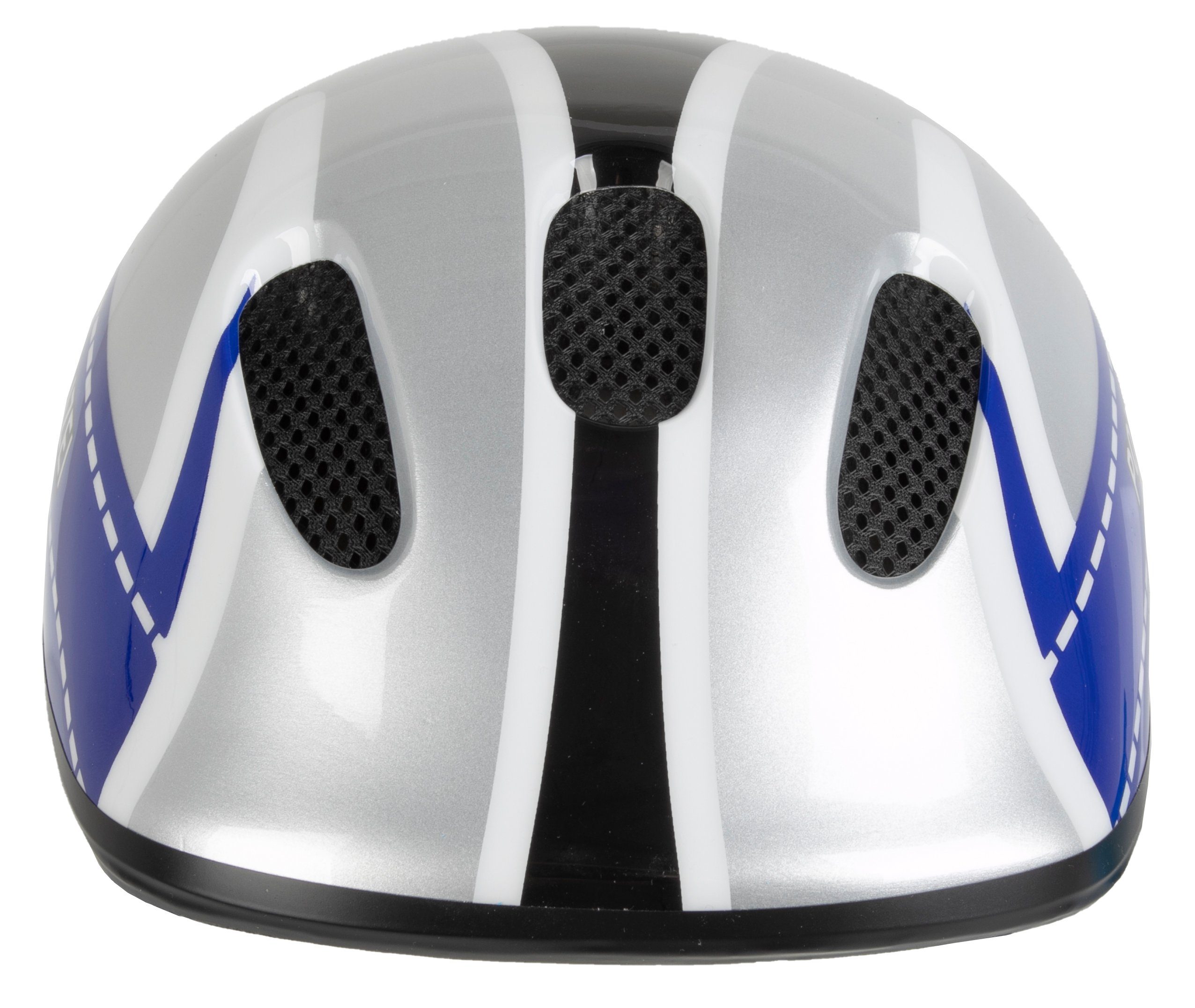 M-Wave Kinderfahrradhelm Kinder Fahrradhelm POLIZEI, Visier intergriert, eingebautes Rücklicht