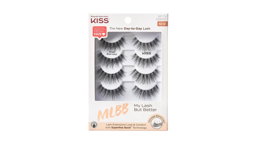 KISS MLBB Lashes Multipack - Well Blended