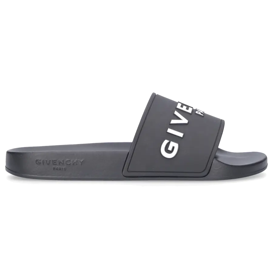 Givenchy - Badeschuhe PARIS Kautschuk - schwarz