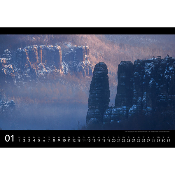SÄCHSISCHE SCHWEIZ 2024 - Kalender