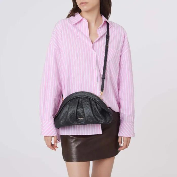 Coccinelle Cheek Ostrich Medium