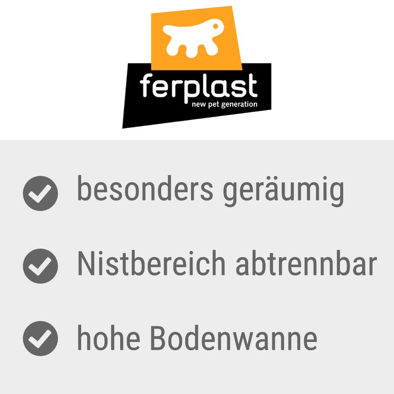 Ferplast Kleintierkäfig Plaza 160 zu TOP-Preisen
