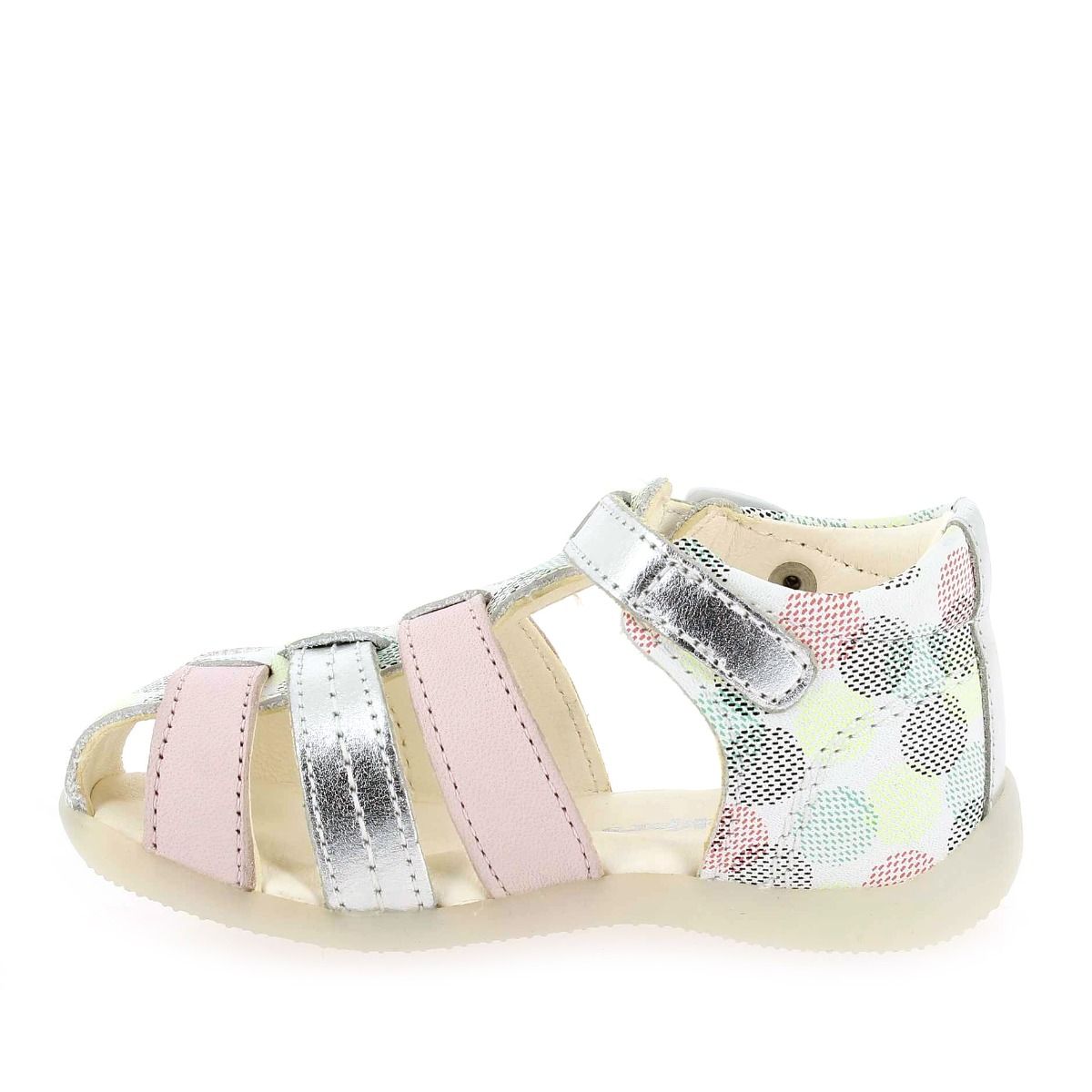 Kickers  BIGFLY-2 POIS - Blanc multi