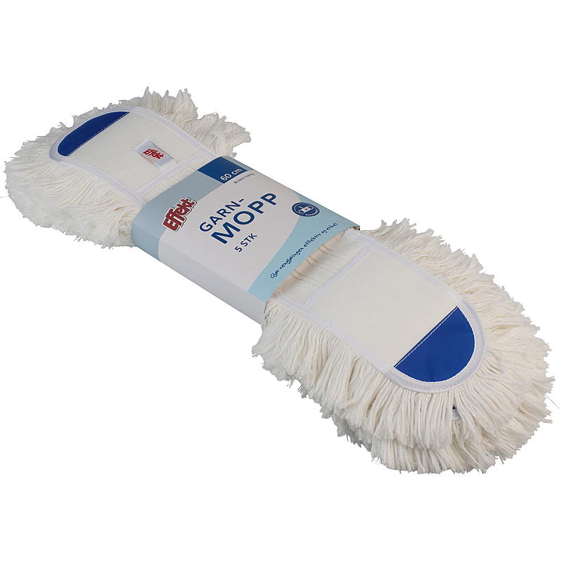Effekt Mopp 60 cm 5-pk Med lomme, microfiber