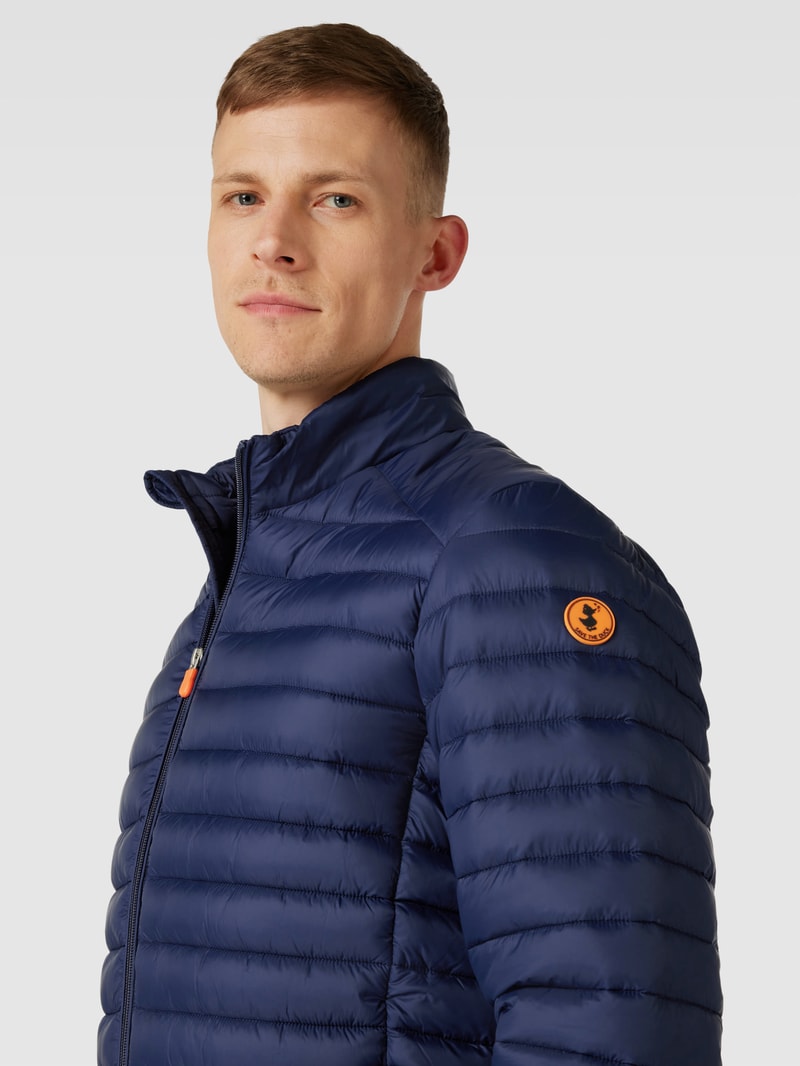 Steppjacke mit Stehkragen Modell 'ALEXANDER' in marineblau