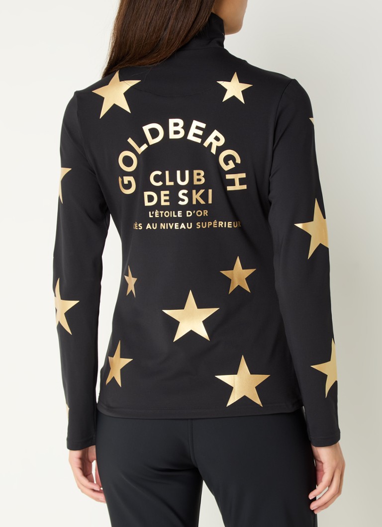 Goldbergh Galactique ski pullover with print and logo