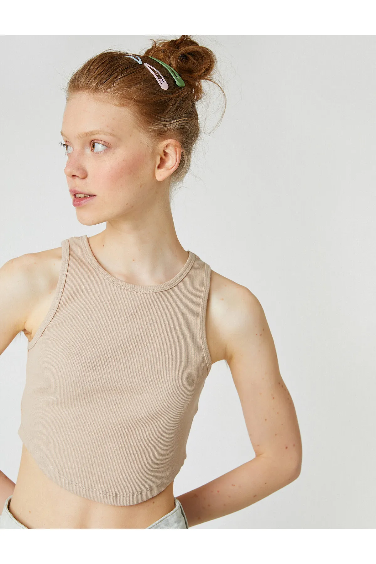 Koton  Neckholder-Crop-Sportler