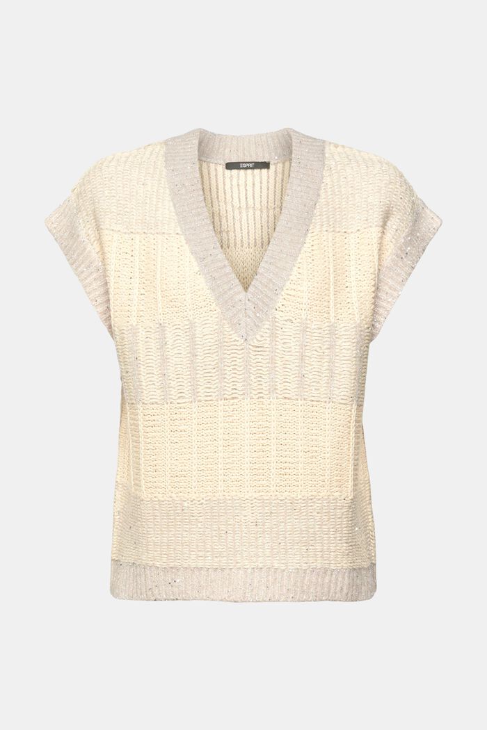Strickpullunder mit Glitzereffekt