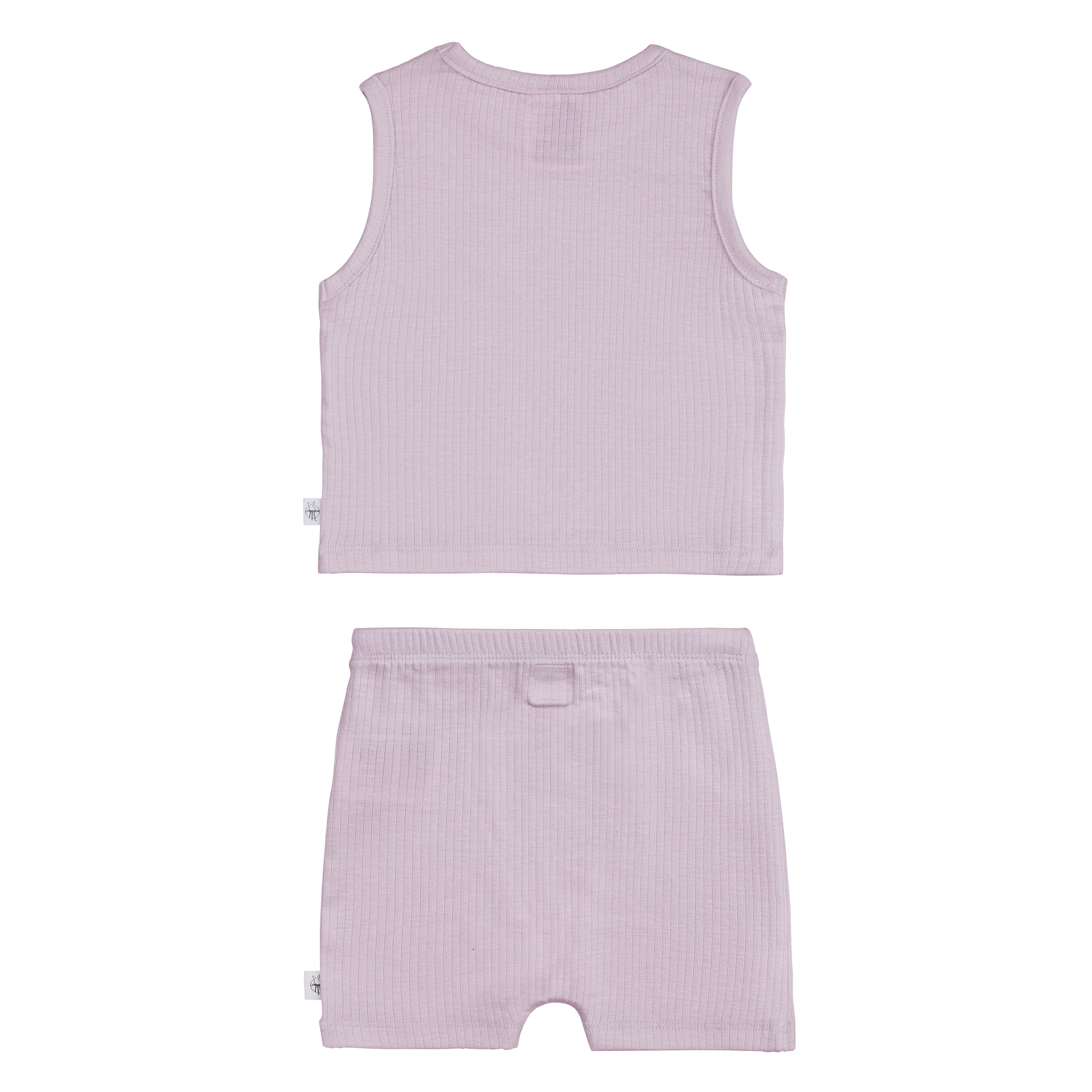 Kinder Unterwäsche Set (Hemd + Hose) - gerippt, Lila