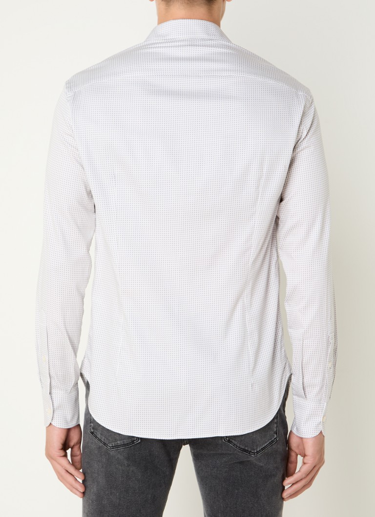 Camicia stampata a vestibilità classica Emporio Armani
