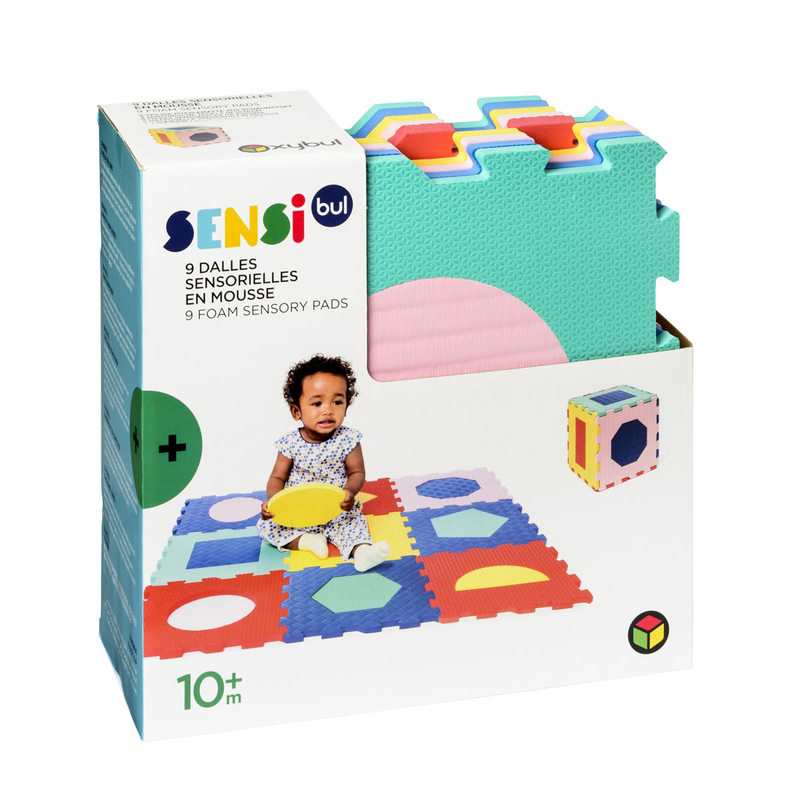Tapis 9 dalles sensorielles Oxybul