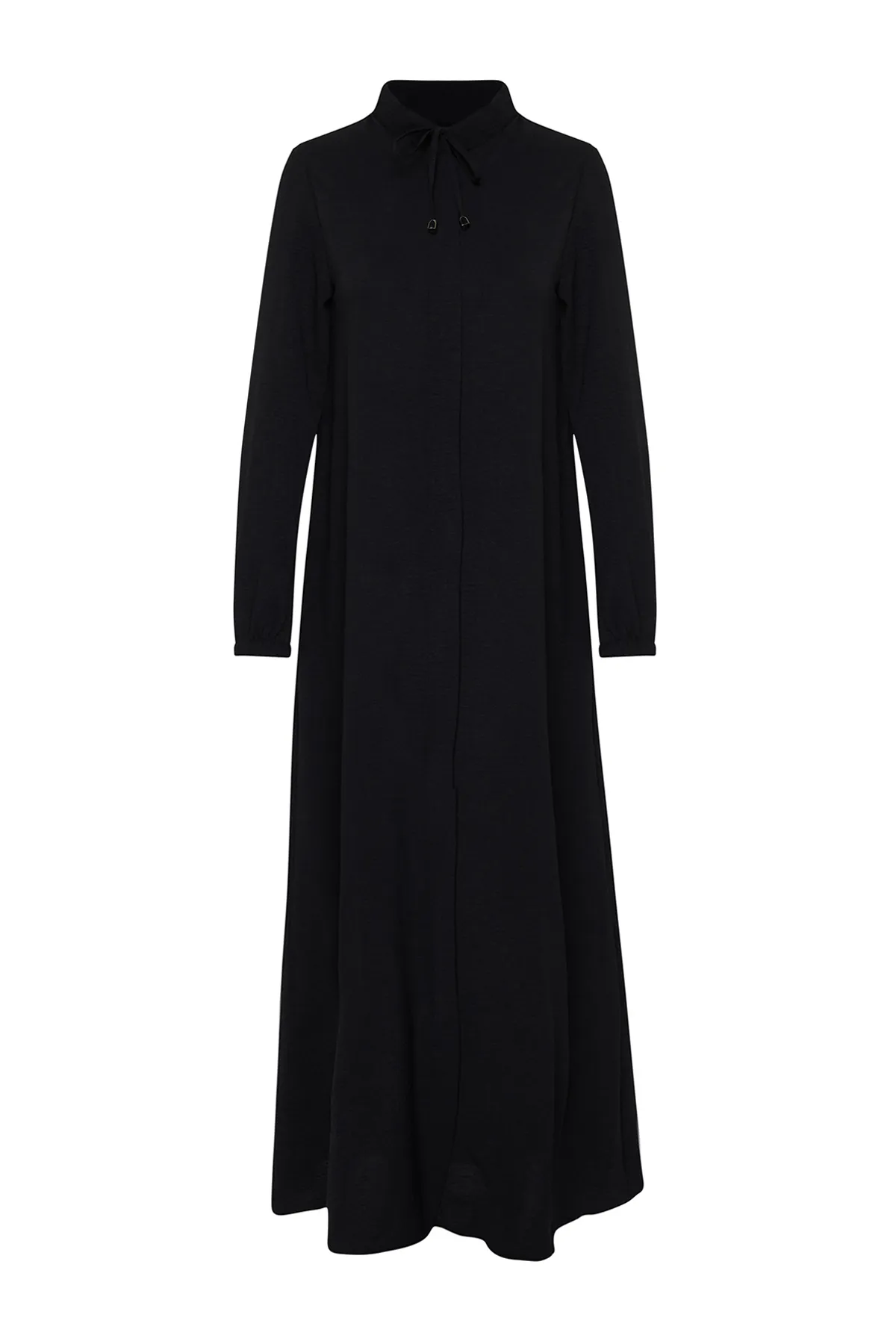 Trendyol Modest  Schwarze gewebte Kappe & Ferace & Abaya TCTSS24KF00025