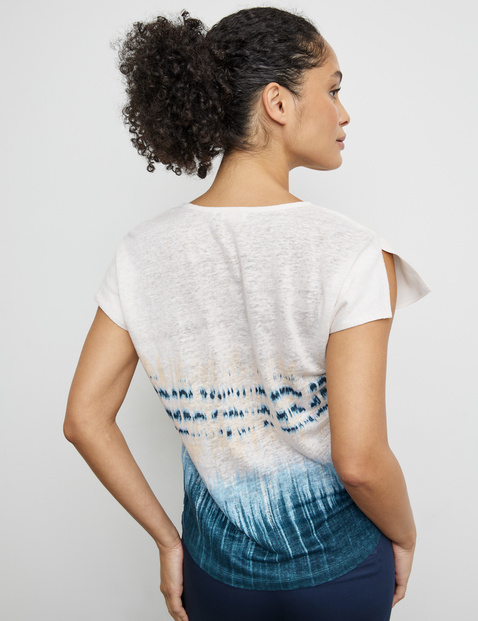 Kurzarmshirt aus Leinen
