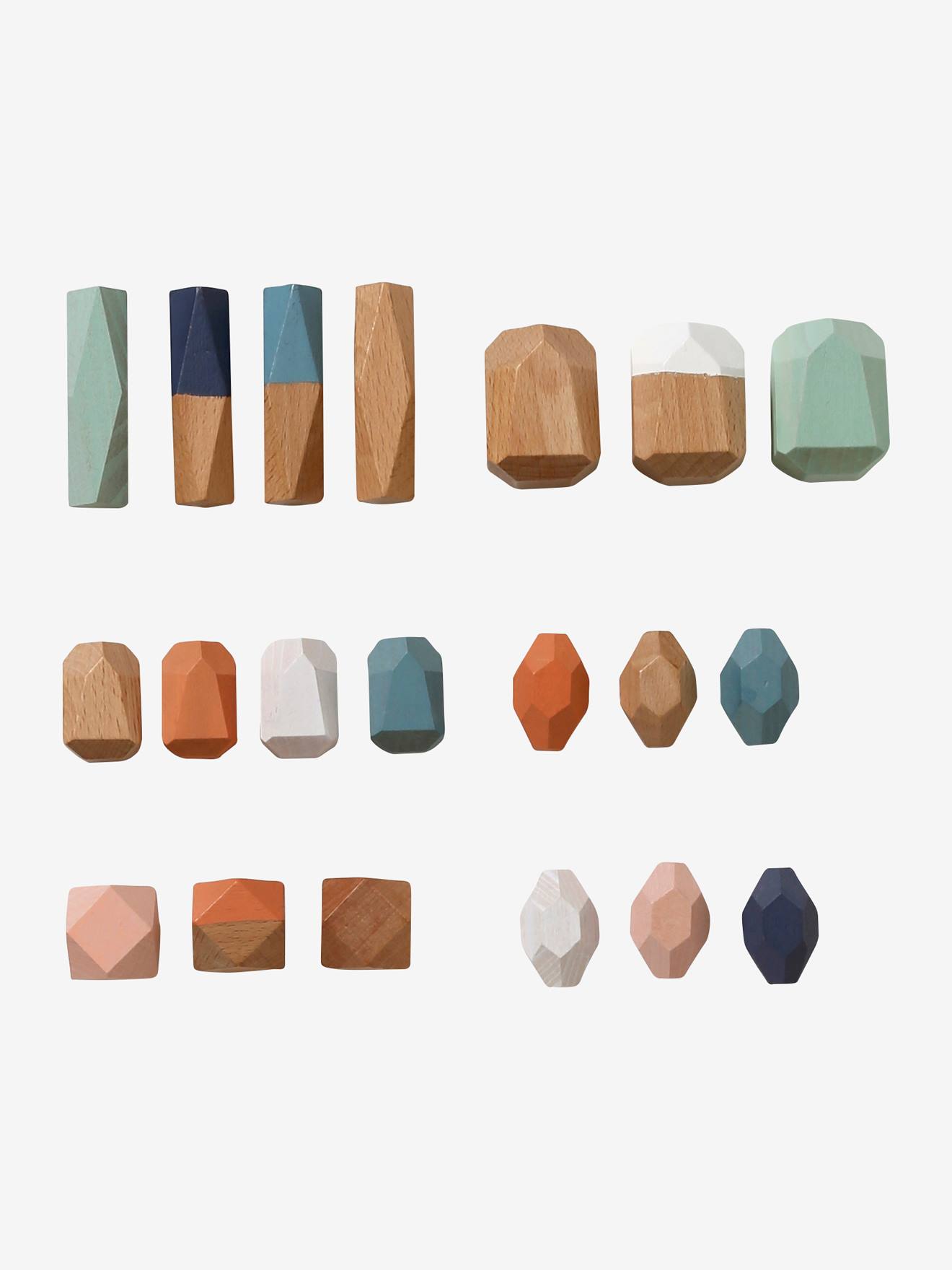 Jeu des formes à facettes en bois FSC® multicolore