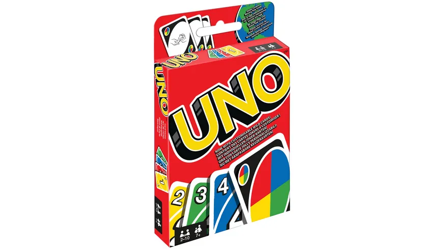 Mattel Games UNO Kartenspiel, Gesellschaftsspiel, Familienspiel, Kinderspiel