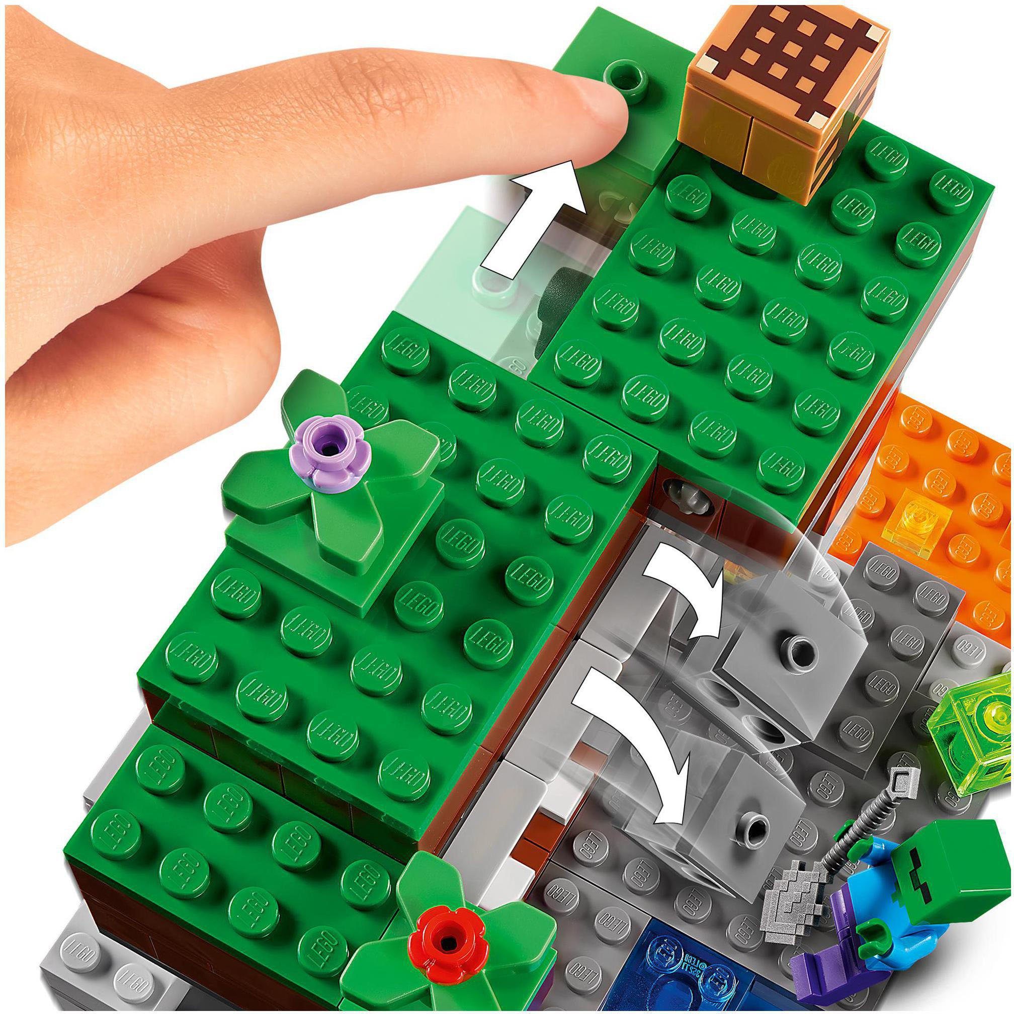 LEGO® Konstruktionsspielsteine Die verlassene Mine (21166), LEGO® Minecraft™, (248 St), Made in Europe