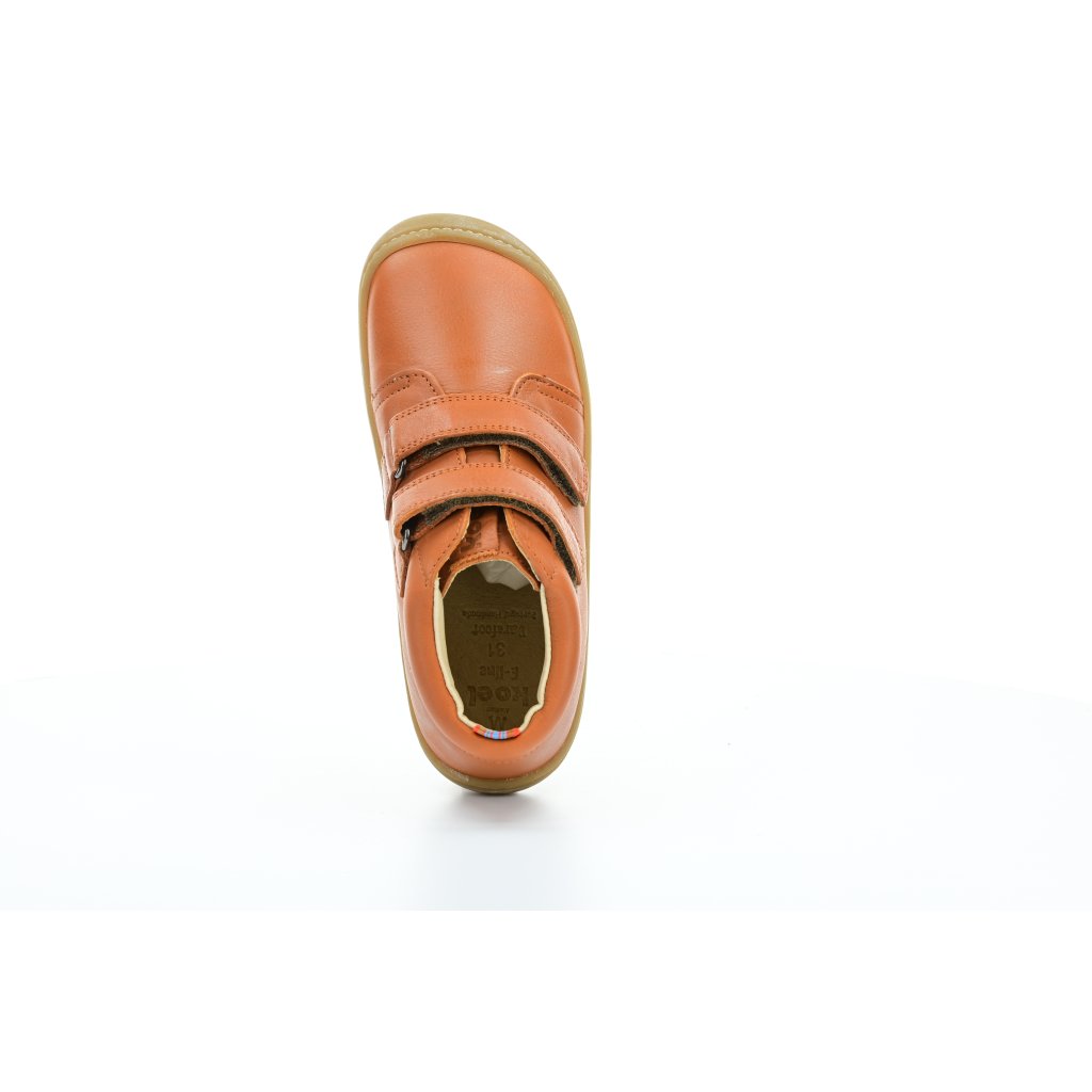 Koel4kids Bob Napa Cognac braune Barfuß-Stiefeletten