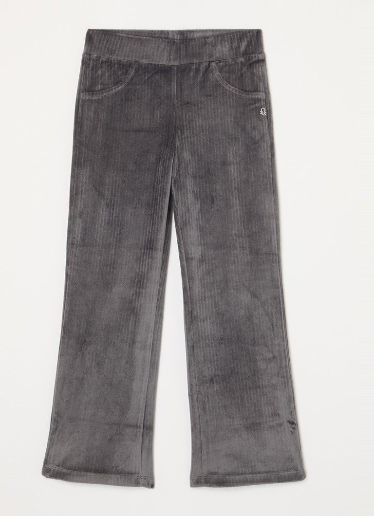 Pantaloni largi din catifea Benetton