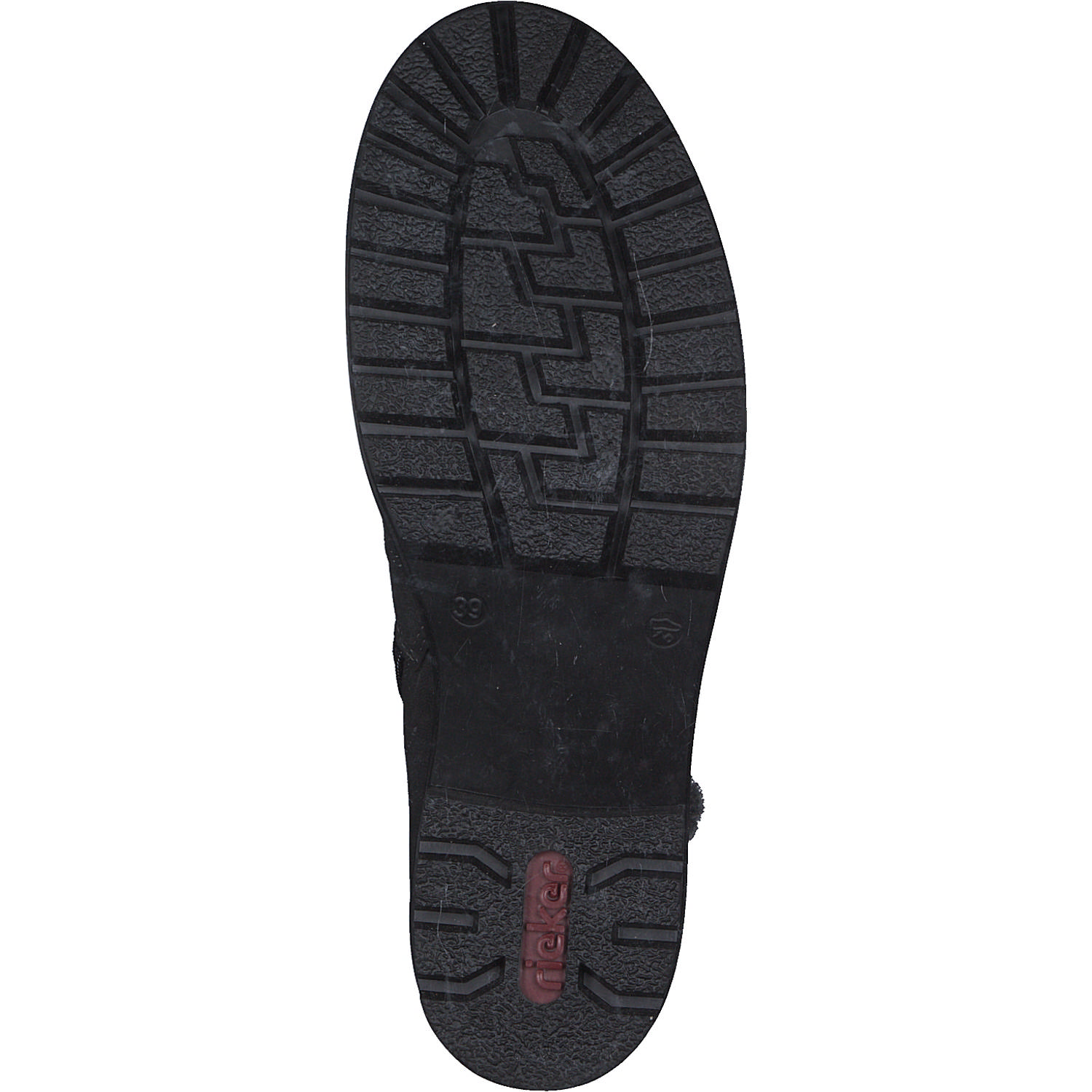 Rieker Y8674, Winterstiefeletten, Damen, Schwarz (Anthrazit)