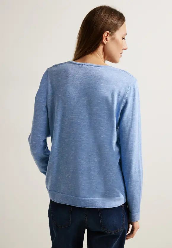 CECIL Struktur Streifen Pullover