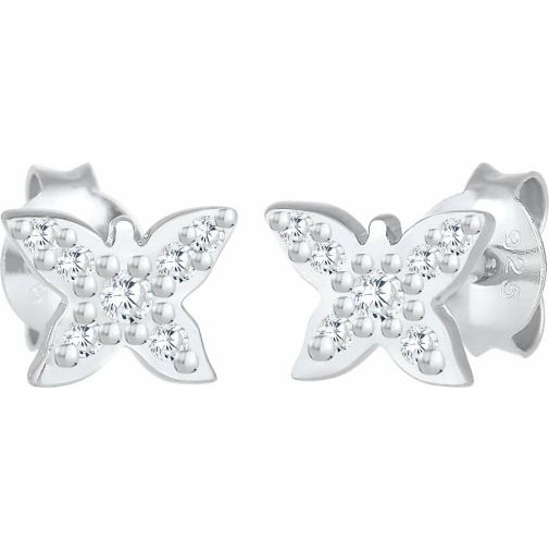 Elli Ohrringe Kinder Schmetterling Zirkonia 925 Silber