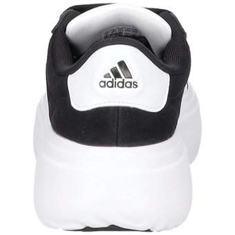 adidas Grand Court Platform Suede in schwarz