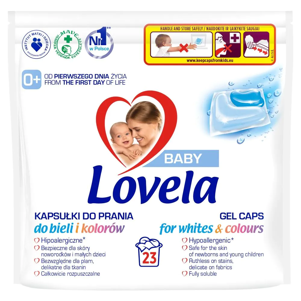 Lovela kapsule za pranje rublja za bebe