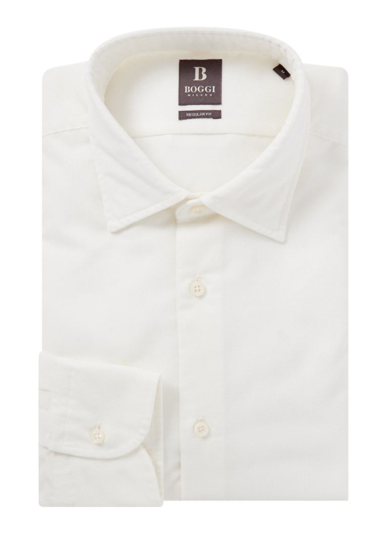 Boggi Milano Regular fit bársony ing