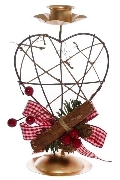 MyFlair Kerzenständer Herz