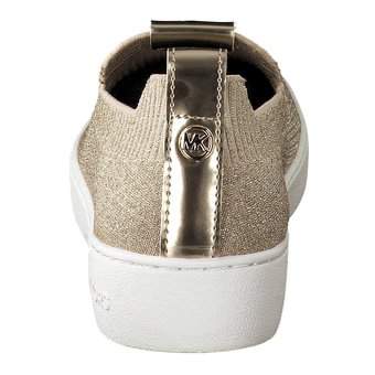 Michael Kors Juno Knit Slip On in gold