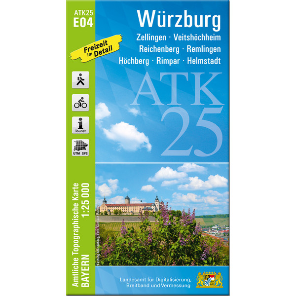WÜRZBURG 1:25 000 - Wanderkarte