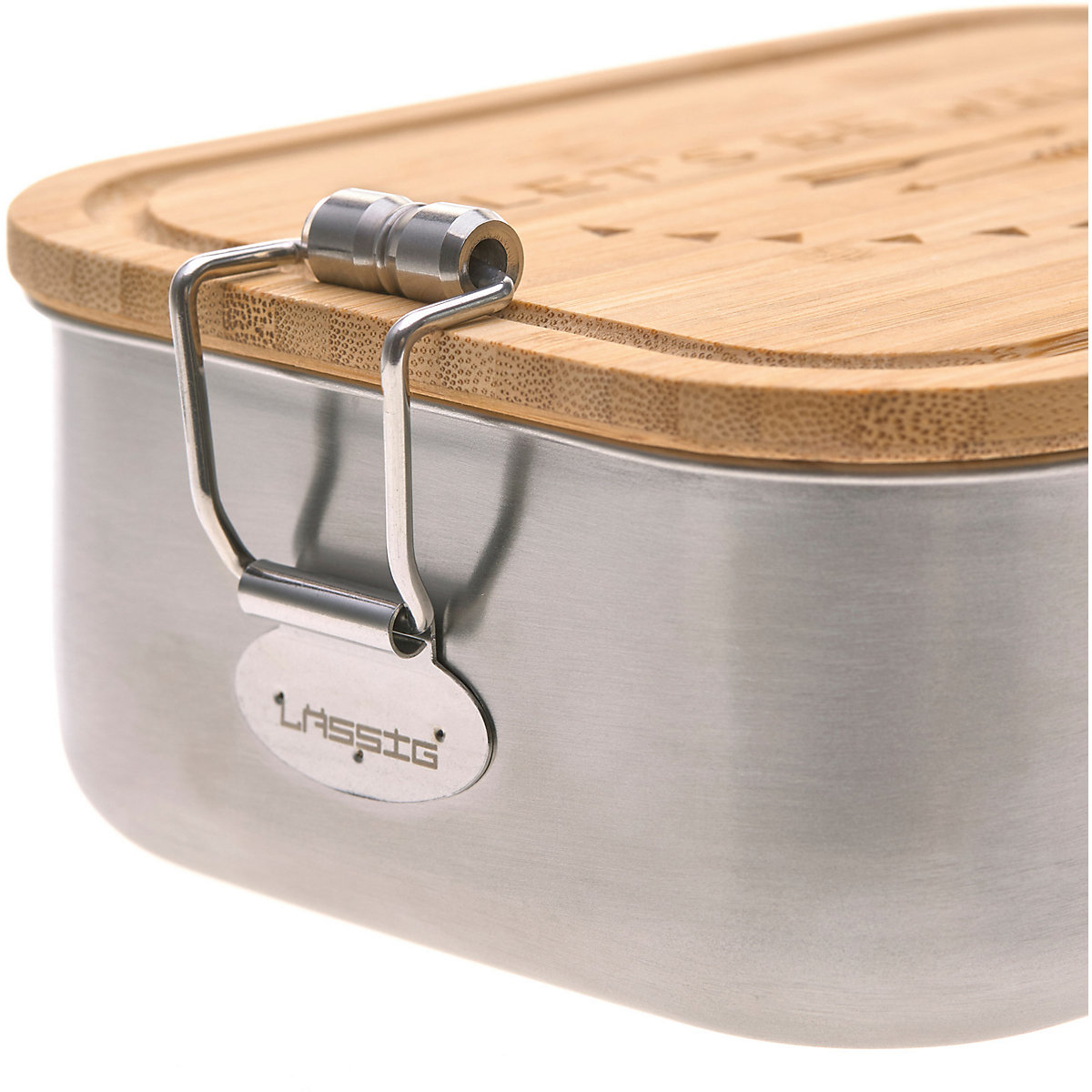Edelstahl Brotdose Bamboo Garden Explorer