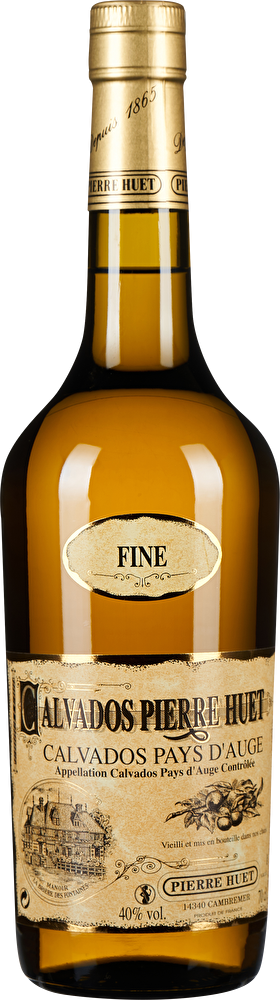 Pierre Huet Calvados Fine 0,7 Liter im Geschenkkarton