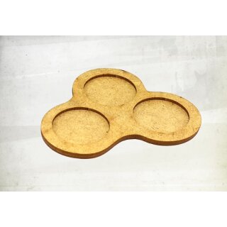 Weapon Team Tray (for three models on 25mm round bases) (5)