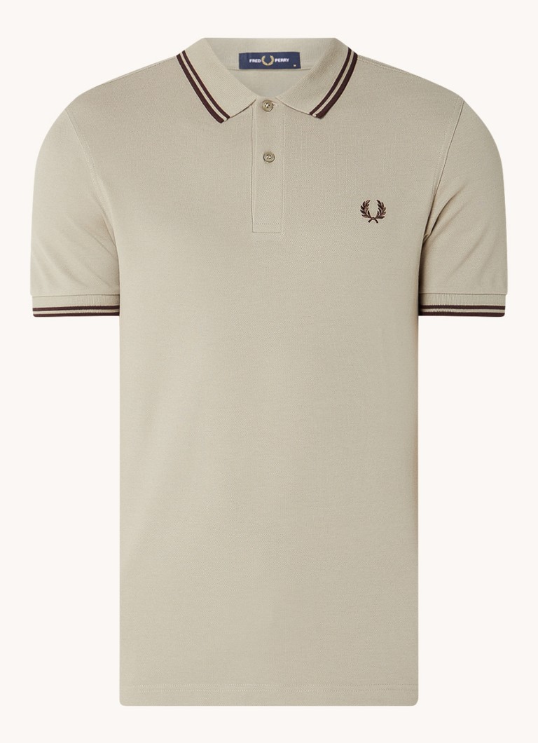 Πόλο μπλουζάκι Fred Perry Regular Fit από βαμβακερό πικέ με κέντημα λογότυπου