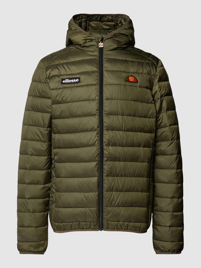 Steppjacke mit Kapuze Modell 'LOMBARDY' in olivgrün