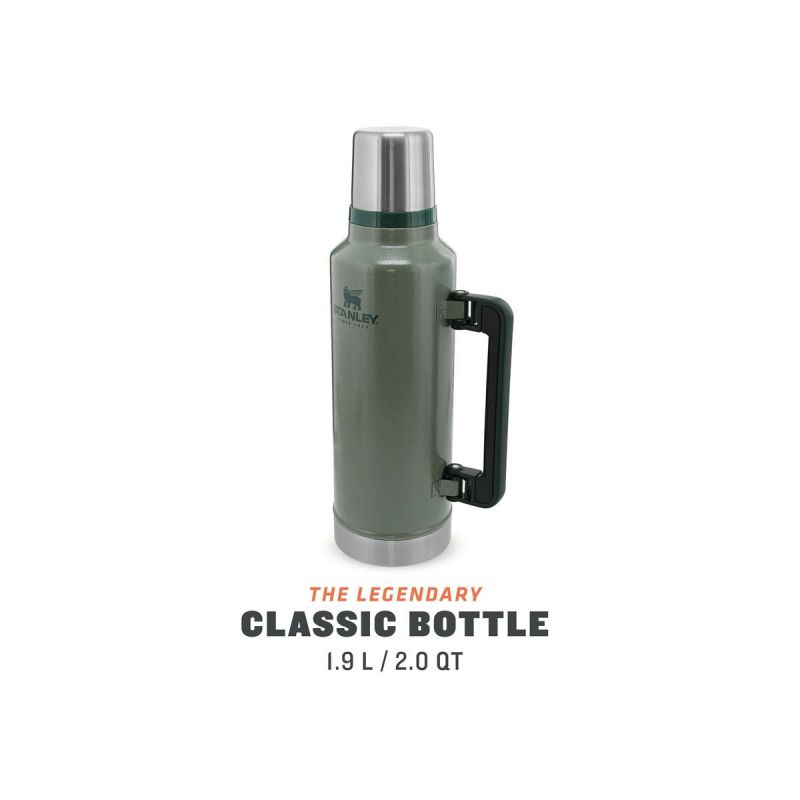 Stanley Thermoflasche, Classic Legendary Bottle Xlarge 2.0qt \/1.9l Matte Black Pebble