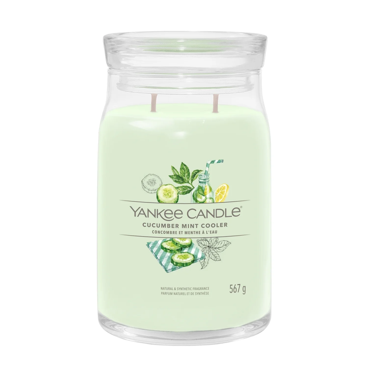 Signature Jar Candles Cucumber Mint Cooler - Doftljus