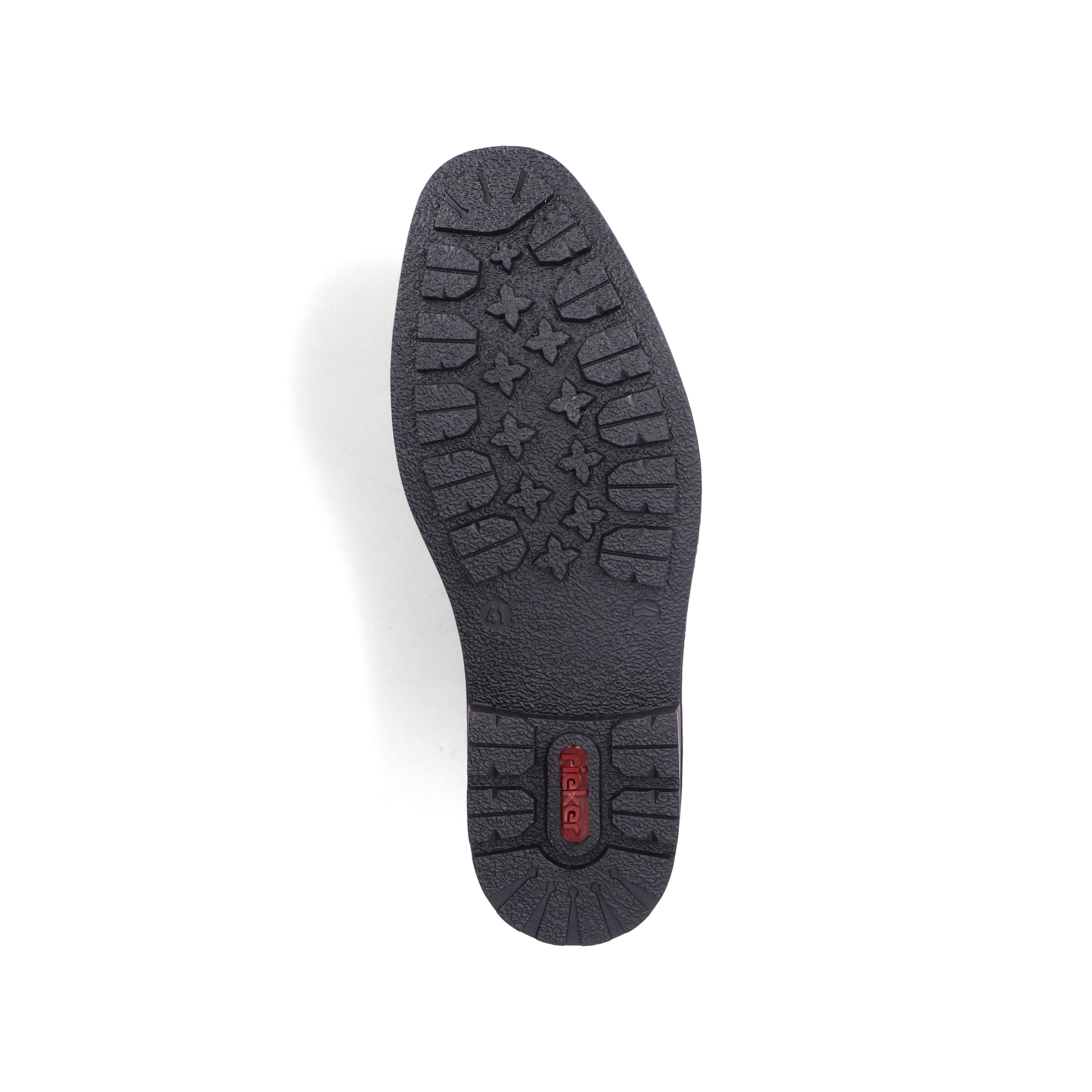 Rieker Herren Schnürstiefel glanzschwarz