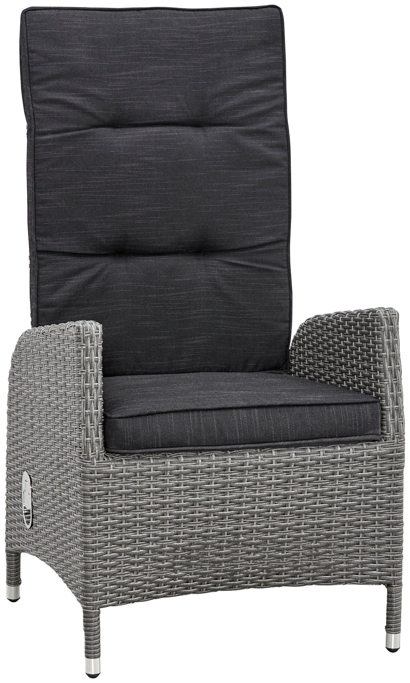 KONIFERA Garten-Essgruppe Brisbane, (17-tlg., inkl. Auflagen, Alu+Polyrattan), 8 Sessel, 1 Tisch 225x100x75 cm
