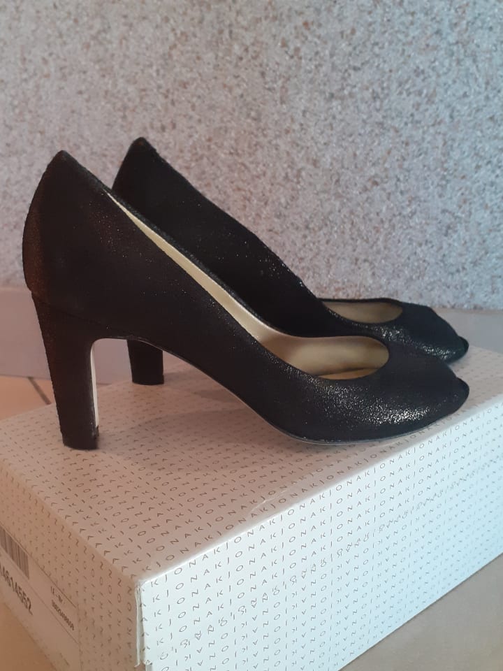 JONAK Leder-Pumps in Schwarz günstig kaufen 38