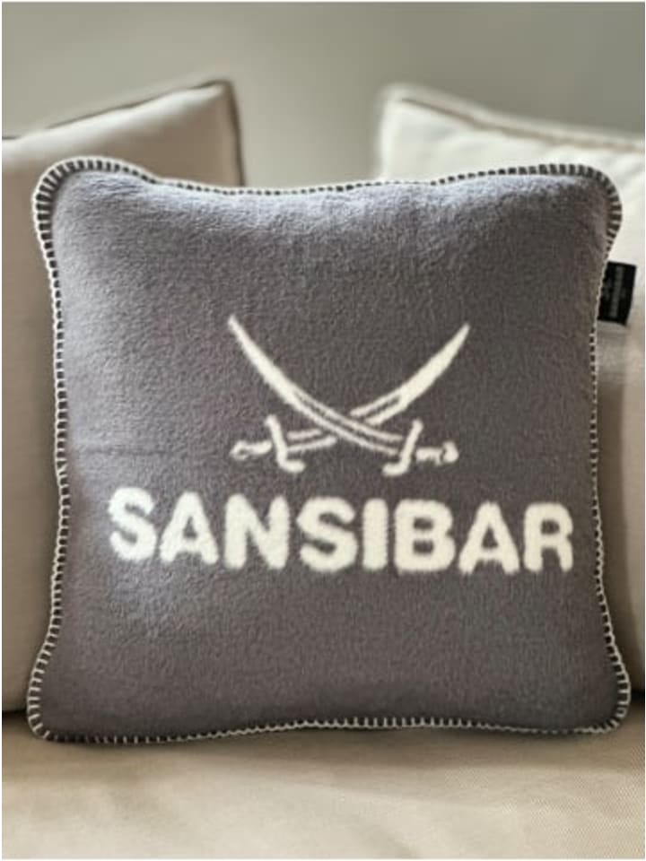 Sansibar Kissenhülle Doubleface in Anthrazit, 50x50 cm günstig kaufen 50x50 cm