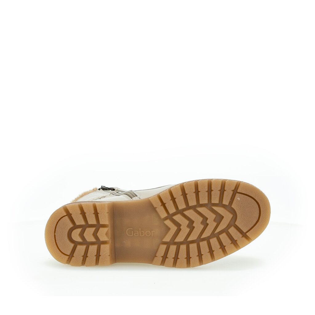 Gabor fashion Schnürstiefelette beige