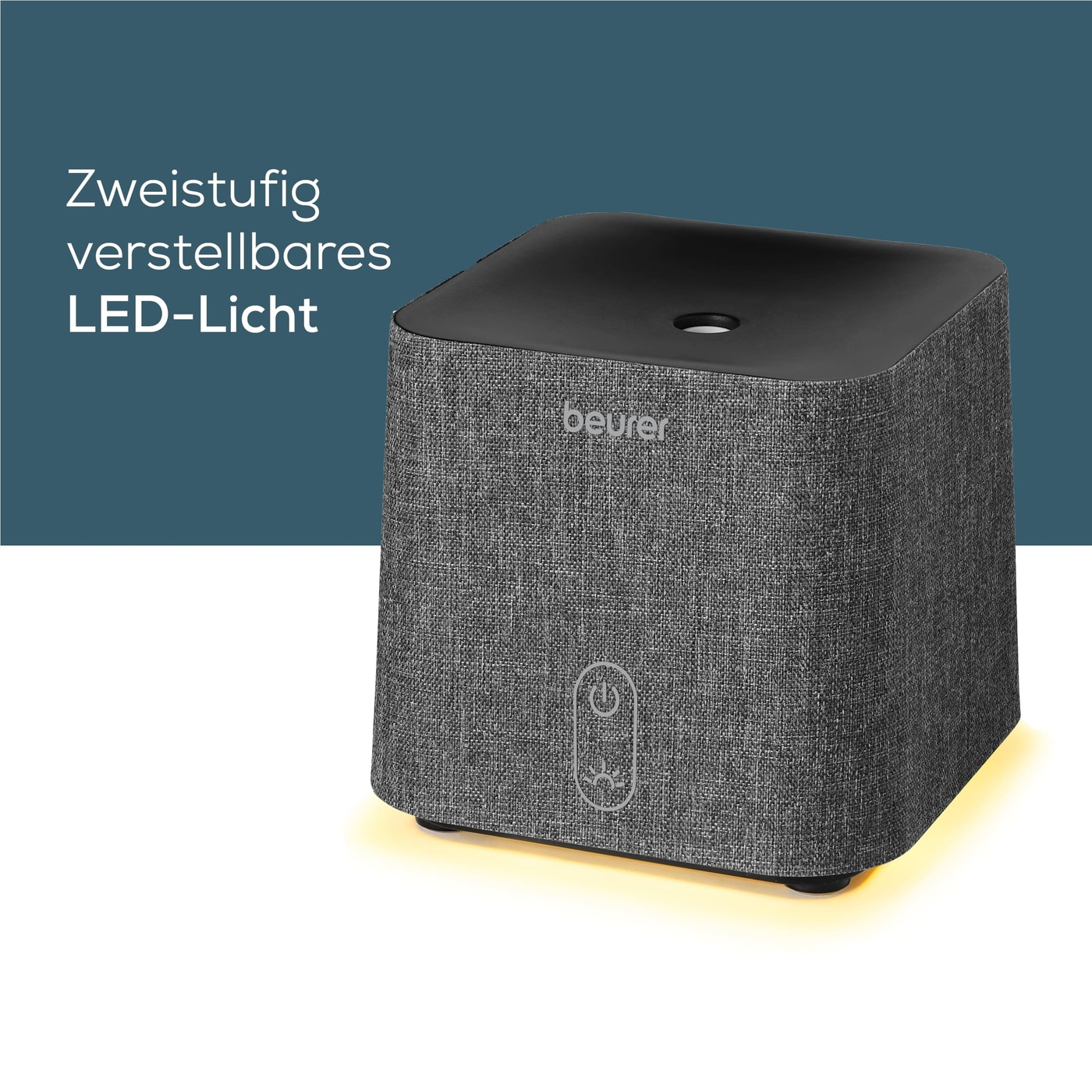 Beurer Aroma Diffuser LA 35-Edles Design mit zweistufiger Verneblung und LED-Licht