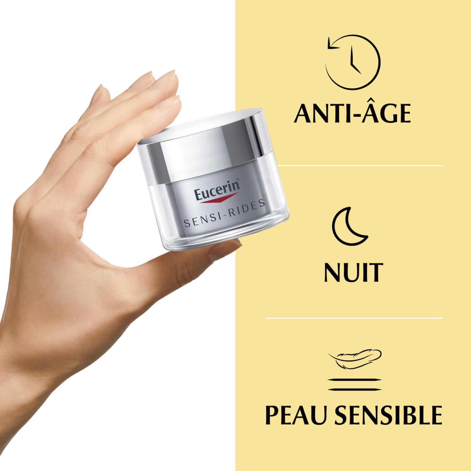 Eucerin Sensi-Rides Crème de Nuit Anti-Rides