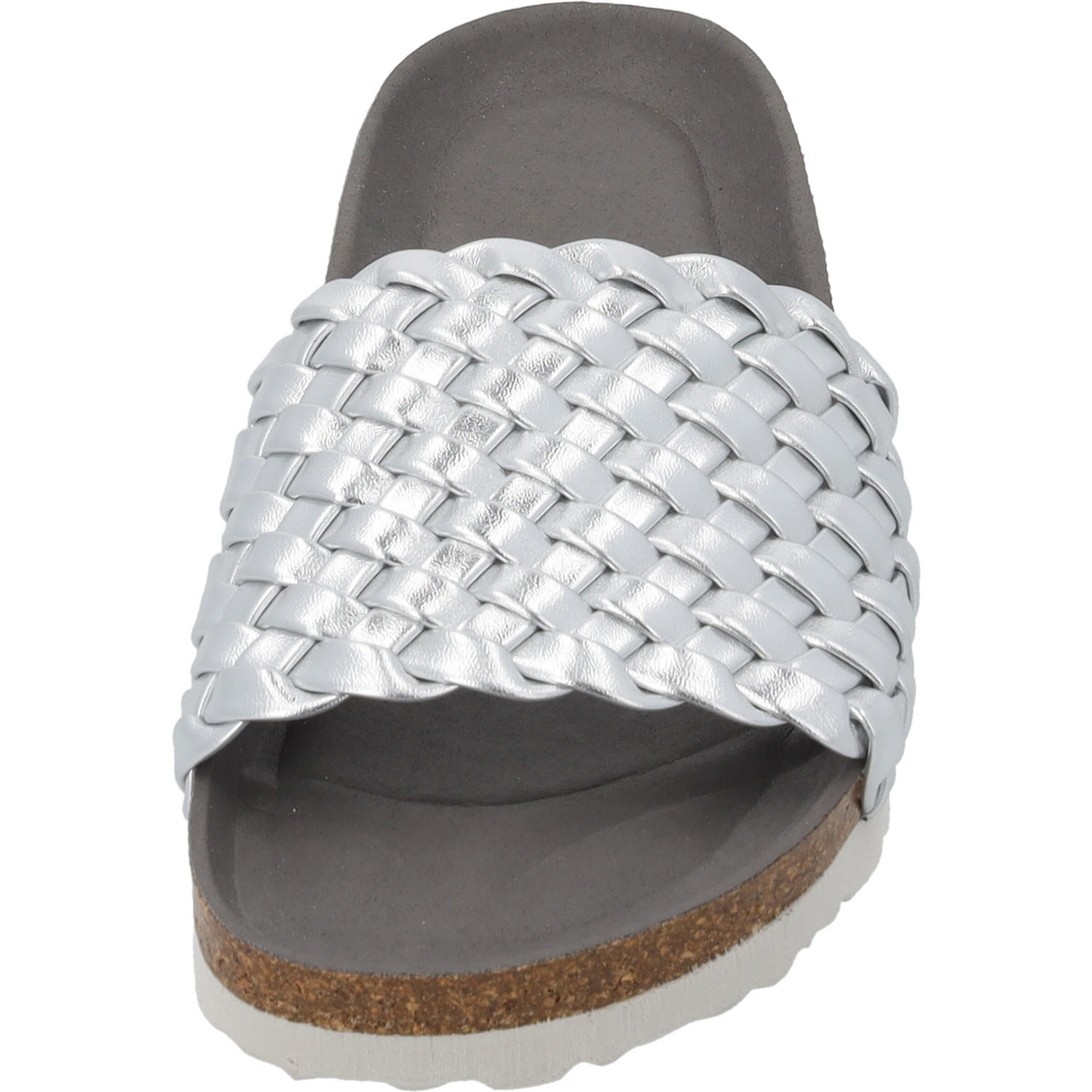 Palado Lerima by Sila Sahin, Pantoletten, Damen, Silber Metallic