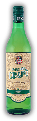 Drapò Dry Vermouth Drapò Dry Vermouth Dieser trockene Vermouth zeichnet sich durch seinen raffinierten Charakter aus. 0,75	 Liter - Vol 18%